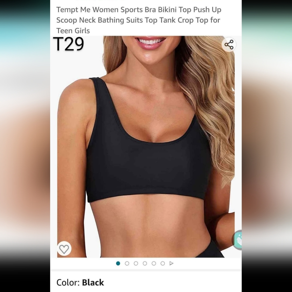 Tempt Me Bikini Top Medium T29